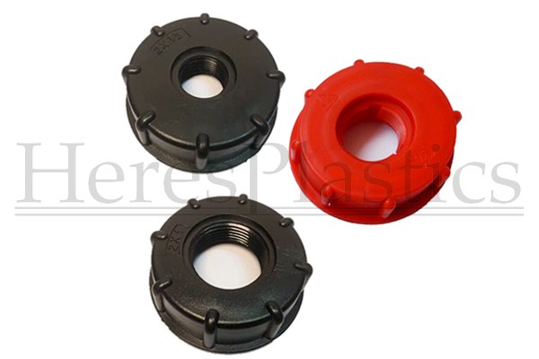 screw cap jerrycan reducer threaded adapter connector 3/4 1/2 bsp s60x6 60mm din 61 ibc container canister