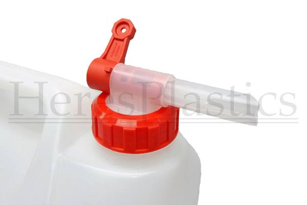 canister container jerry can lever tap dispensing dispenser din42 42mm cap 40 spigot