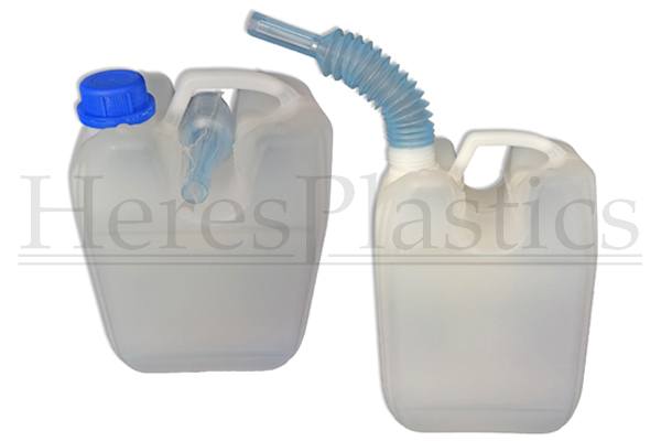 Jerry can with spout adblue packaging