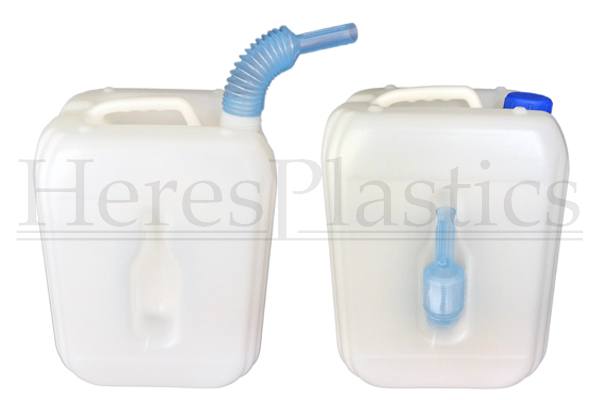 jerrican bidon adblue 10 litre uree emballage plastique gerbable bec verseur souple flexible reservoir