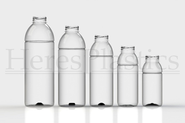38mm bottle plastic PET rpet packaging filling fruit juice milk dairy